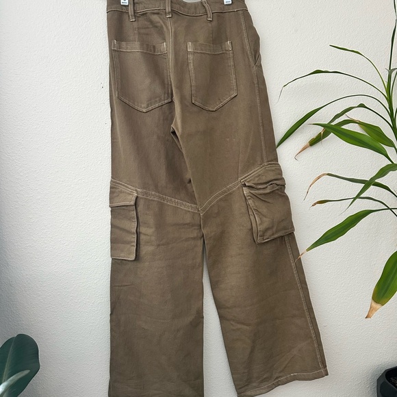 Zara Tan Cargo Pants - Picture 2 of 2